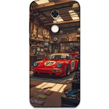 Gramaphone Xiaomi Redmi 5 Plus Uyumlu Araba Desenli Telefon Kılıfı + Ekran Koruyucu - 5759