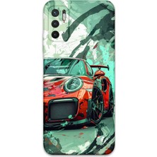 Gramaphone Xiaomi Redmi Note 10 5g Uyumlu Araba Desenli Telefon Kılıfı + Ekran Koruyucu - 5765