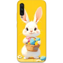 Gramaphone Xiaomi Mi A3 Uyumlu Tavşan Desenli Telefon Kılıfı + Ekran Koruyucu - 5806