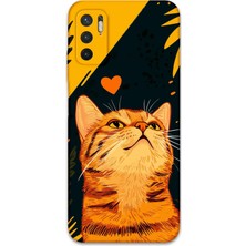 Gramaphone Xiaomi Redmi Note 10 5g Uyumlu Kedi Desenli Telefon Kılıfı + Ekran Koruyucu - 5783