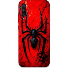 Gramaphone Xiaomi Mi A3 Uyumlu Spiderman Desenli Telefon Kılıfı + Ekran Koruyucu - 5932
