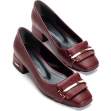 Suins Shoes Suins Premium Rona Model Kadın Orta Topuklu Ayakkabı