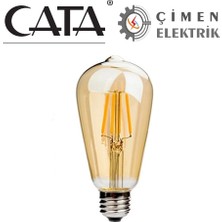 Cata Ct 4350 4W LED Ampul 2700K Amber E27 Duy