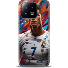 Rulet Xiaomi Mi 13 Kılıf Hd Baskılı Kılıf + Seramik Tam Kaplayan Ekran Koruyucu 6