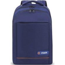 Nusrat Bilişim Mack MCC-006BL 15.6" Office USB Girişli Notebook Sırt Çantası Lacivert