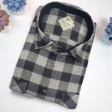 Eren Style Klasik %100 Cotton Uzun Kollu Terletmeyen Kışlık Flanel Kumaş Çok Renk Gömlek (Regular Kalıp)