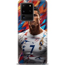 Samsung Galaxy S20 Utra Hd Baskılı Kılıf + Seramik Tam Kaplayan Ekran Koruyucu 6