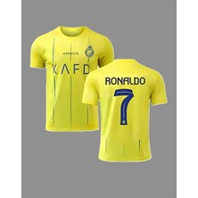 FRAGOLA C,r,i,s,t,i,a,n,o, R,o,n,a,l,d,o, 2023/24 Yeni Sezon Al-Nassr Iç Saha Yetişkin Forması