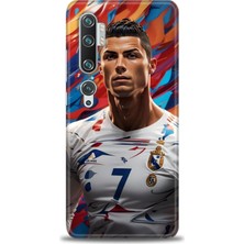 Rulet Xiaomi Mi Note 10 Pro Kılıf Hd Baskılı Kılıf + Seramik Tam Kaplayan Ekran Koruyucu 6