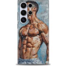 Samsung Galaxy S25 Ultra Hd Baskılı Kılıf + Seramik Tam Kaplayan Ekran Koruyucu 4