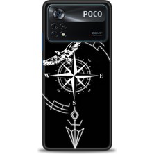 Rulet Xiaomi Poco X4 Pro 5g Kılıf Hd Baskılı Kılıf + Seramik Tam Kaplayan Ekran Koruyucu 90