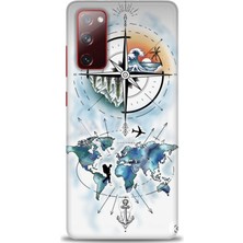 Samsung Galaxy S20 Fe Hd Baskılı Kılıf + Seramik Tam Kaplayan Ekran Koruyucu 82