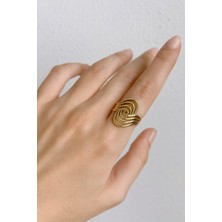 La Florine Gold Sarmal Desenli Yüzük