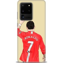 Rulet Samsung Galaxy S20 Utra Hd Baskılı Kılıf + Seramik Tam Kaplayan Ekran Koruyucu 3