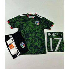 FRAGOLA Italya 2023-24 Sezon Ciro Immobile Michelengelo Tasarımlı Özel Konsept Çocuk Forması 4'lü Set