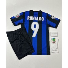FRAGOLA Inter Ronaldo Nazario Nostalji Çocuk Forması 4'lü Set