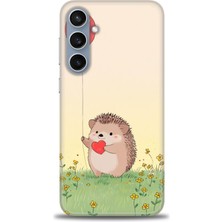 Rulet Samsung Galaxy S24 Fe Hd Baskılı Kılıf + Seramik Tam Kaplayan Ekran Koruyucu 305