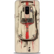 Rulet Samsung Galaxy S9 Plus Hd Baskılı Kılıf + Seramik Tam Kaplayan Ekran Koruyucu 485