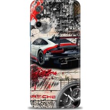 Rulet Xiaomi Poco M3 Pro Kılıf Hd Baskılı Kılıf + Seramik Tam Kaplayan Ekran Koruyucu 484
