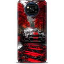 Rulet Xiaomi Poco X3 Pro Kılıf Hd Baskılı Kılıf + Seramik Tam Kaplayan Ekran Koruyucu 490