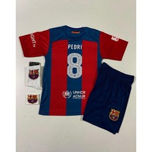 FRAGOLA F.c B.a.r.c.e.l.o.n.a 2023-24 Sezon Pedri Iç Saha Çocuk Forması 4'lü Set (Armalı)