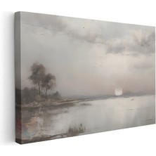 Artarilion Kanvas Yatay Duvar Tablosu Kanvas Vintage Gun Batimi Ev Ofis Salon Modern Duvar Tablosu