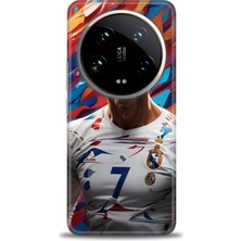 Rulet Xiaomi Mi 14 Ultra Kılıf Hd Baskılı Kılıf + Seramik Tam Kaplayan Ekran Koruyucu 6