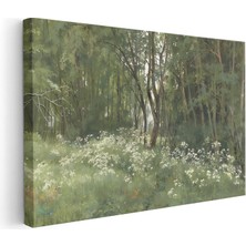 Artarilion Kanvas Yatay Duvar Tablosu Kanvas Yesil Doga Manzarasi Ev Ofis Salon Modern Duvar Tablosu