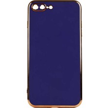 iPhone 8 Plus Uyumlu Aden Bark Kapak-Lacivert