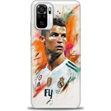 Rulet Xiaomi Redmi Note 10S Hd Baskılı Kılıf + Seramik Tam Kaplayan Ekran Koruyucu 7