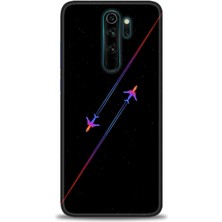 Rulet Xiaomi Redmi Note 8 Pro Hd Baskılı Kılıf + Seramik Tam Kaplayan Ekran Koruyucu 390