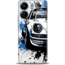 Rulet Xiaomi Poco C65 Kılıf Hd Baskılı Kılıf + Seramik Tam Kaplayan Ekran Koruyucu 487