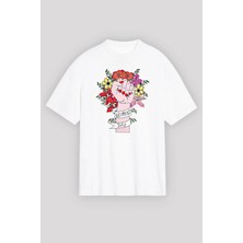 Velmora Fashion 8 Mart Dünya Kadınlar Günü Için Özel Baskılı T-Shirt - Beyaz