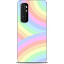 Rulet Xiaomi Mi Note 10 Lite Kılıf Hd Baskılı Kılıf + Seramik Tam Kaplayan Ekran Koruyucu 425