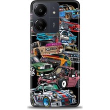 Xiaomi Redmi 13C Kılıf Hd Baskılı Kılıf + Seramik Tam Kaplayan Ekran Koruyucu 481