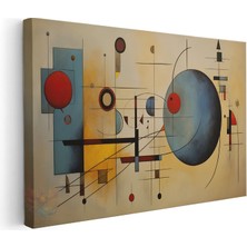 Artarilion Kanvas Yatay Duvar Tablosu Kanvas Geometrik Sekiller Ev Ofis Salon Modern Duvar Tablosu