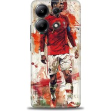 Rulet Xiaomi Redmi Note 13 4g Hd Baskılı Kılıf + Seramik Tam Kaplayan Ekran Koruyucu 2