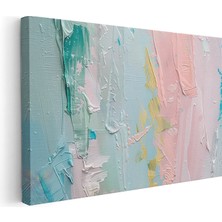 Artarilion Kanvas Yatay Duvar Tablosu Kanvas Pastel Firca Darbeleri2 Ev Ofis Salon Modern Duvar Tablosu