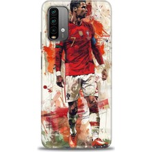 Rulet Xiaomi Redmi Note 9 4g Hd Baskılı Kılıf + Seramik Tam Kaplayan Ekran Koruyucu 2