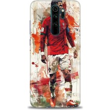 Rulet Xiaomi Redmi Note 8 Pro Hd Baskılı Kılıf + Seramik Tam Kaplayan Ekran Koruyucu 2