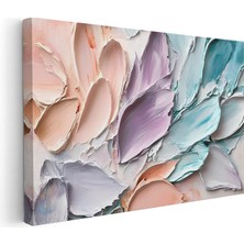 Artarilion Kanvas Yatay Duvar Tablosu Kanvas Pastel Firca Darbeleri Ev Ofis Salon Modern Duvar Tablosu