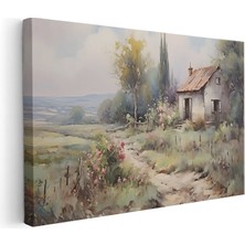 Artarilion Kanvas Yatay Duvar Tablosu Kanvas Koy Evi2 Ev Ofis Salon Modern Duvar Tablosu