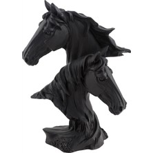 Mudo Home HORSES BÜST BİBLO 17X10X23 CM