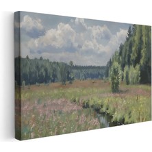 Artarilion Kanvas Yatay Duvar Tablosu Kanvas Vintage Doga Manzarasi4 Ev Ofis Salon Modern Duvar Tablosu