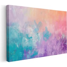 Artarilion Kanvas Yatay Duvar Tablosu Kanvas Pastel Firca Darbeleri3 Ev Ofis Salon Modern Duvar Tablosu