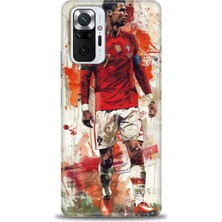 Rulet Xiaomi Redmi Note 10 Pro Hd Baskılı Kılıf + Seramik Tam Kaplayan Ekran Koruyucu 2