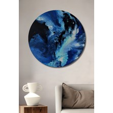 Teona Ahşap Okyanus Esintisi Dekoratif Ahşap Mdf Ev/işyeri Duvar Tablo Yuvarlak Ev/işyeri Duvar Tablo