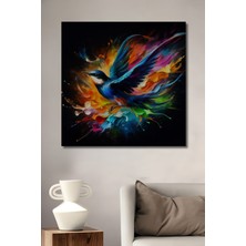 Teona Ahşap Efsanevi Renk Patlaması Dekoratif Ahşap Mdf Ev/işyeri Duvar Tablo Dikdörtgen Ev/işyeri Duvar Tablo