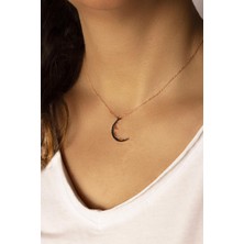 By Barun Ay ve Hilal Model Gümüş Kolye