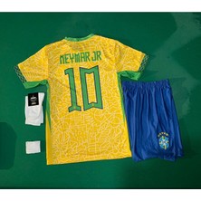 Legent Lady Brezilya Neymar Futbol Çocuk Forması 4'lü Set